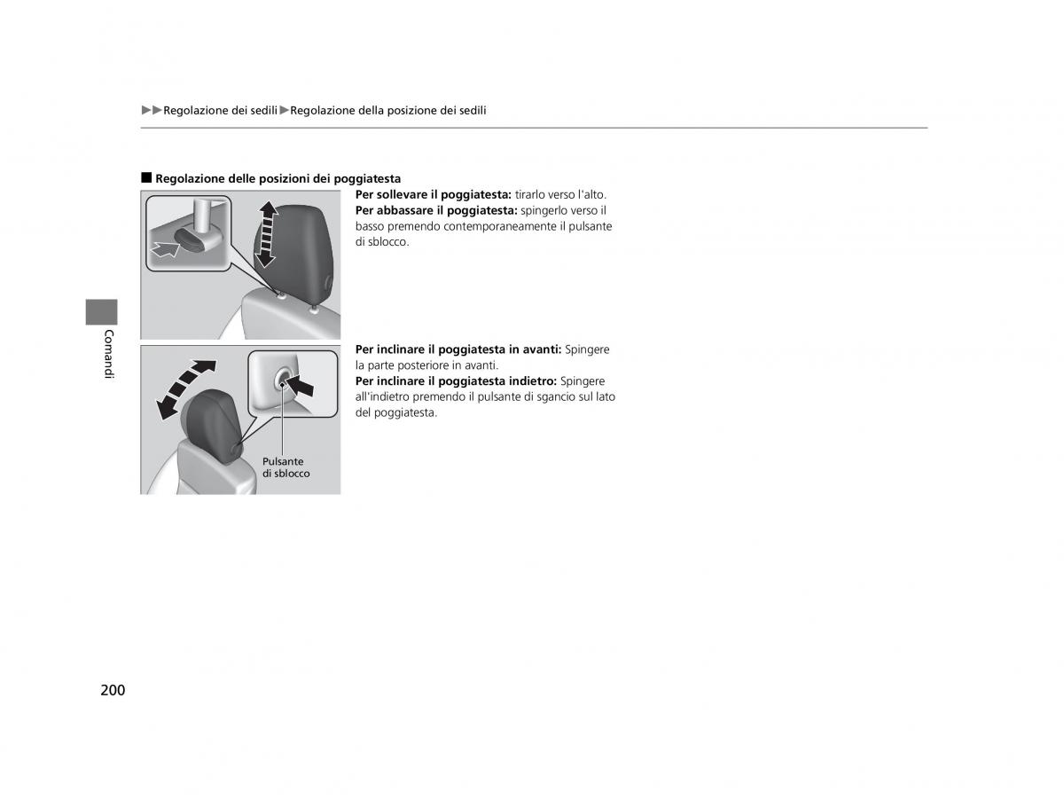 Honda HR V II 2 manuale del proprietario / page 201