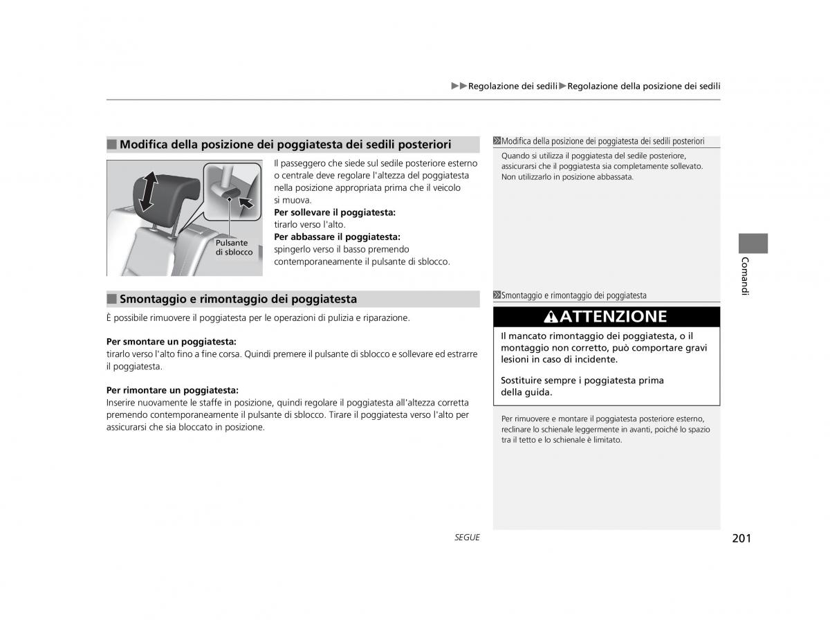 Honda HR V II 2 manuale del proprietario / page 202