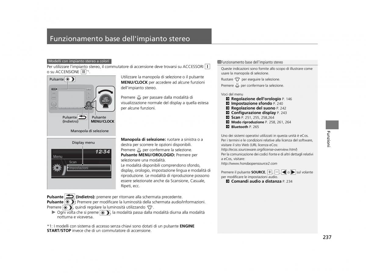 Honda HR V II 2 manuale del proprietario / page 238