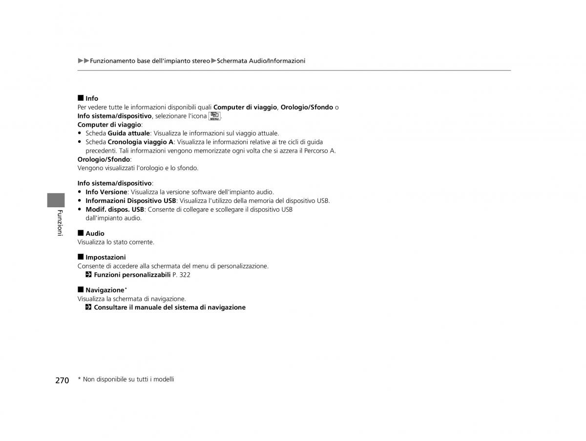 Honda HR V II 2 manuale del proprietario / page 271