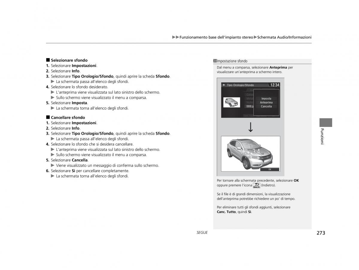 Honda HR V II 2 manuale del proprietario / page 274