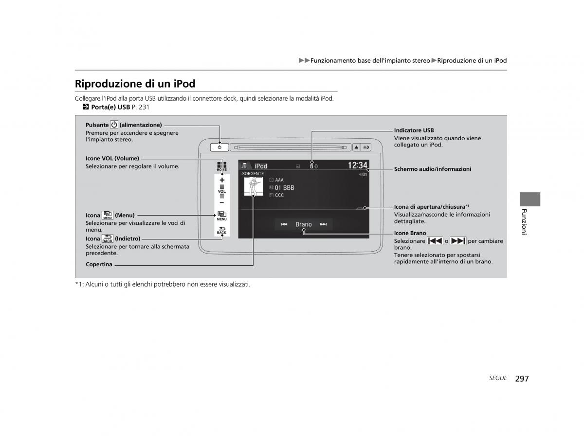 Honda HR V II 2 manuale del proprietario / page 298