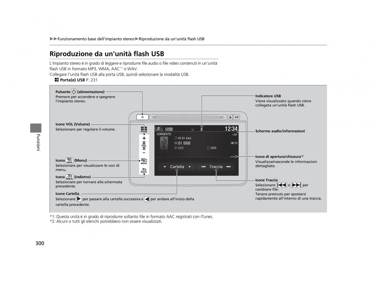 Honda HR V II 2 manuale del proprietario / page 301