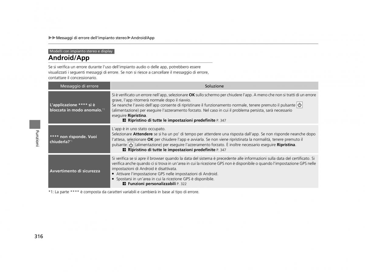 Honda HR V II 2 manuale del proprietario / page 317