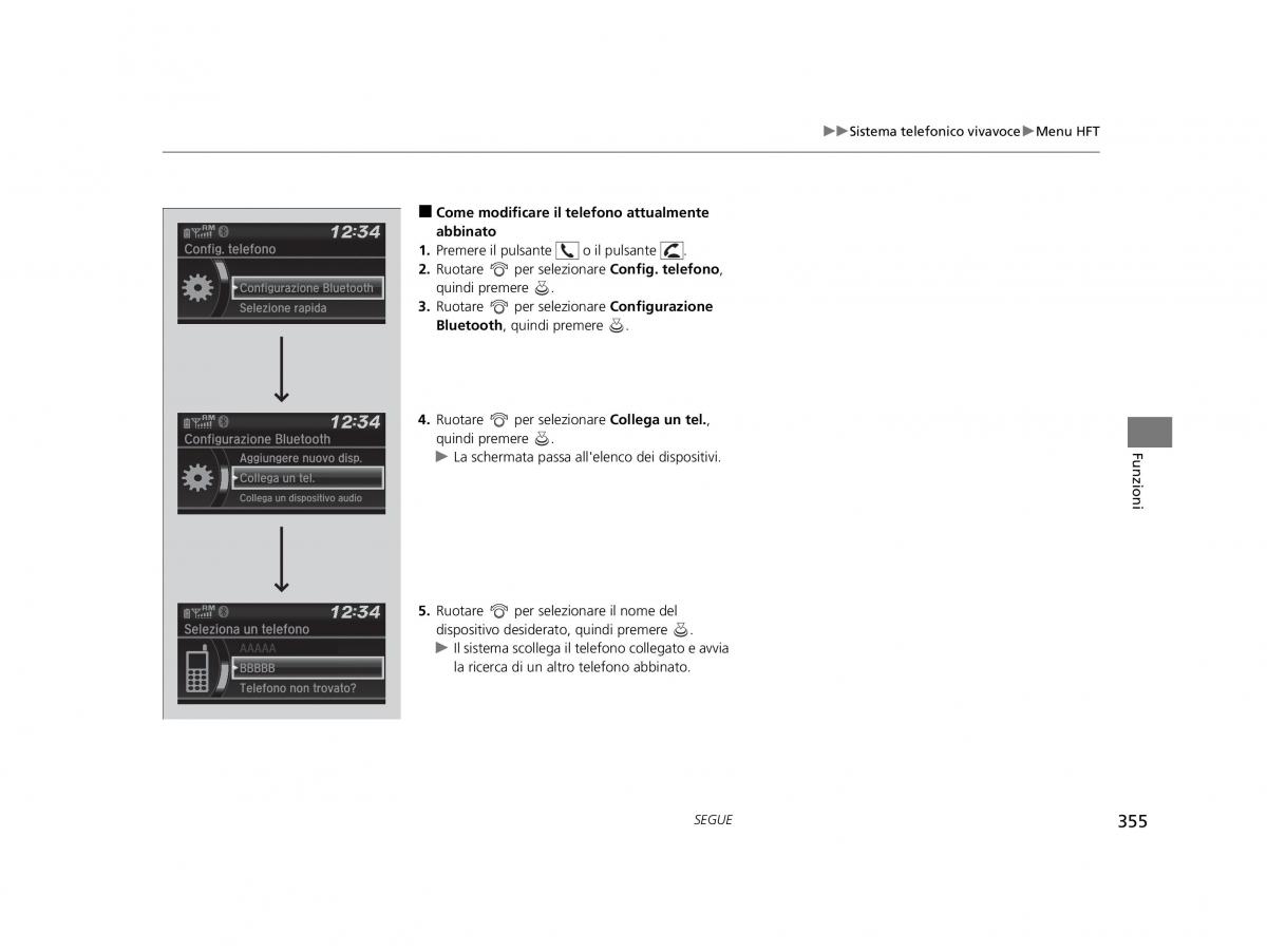 Honda HR V II 2 manuale del proprietario / page 356