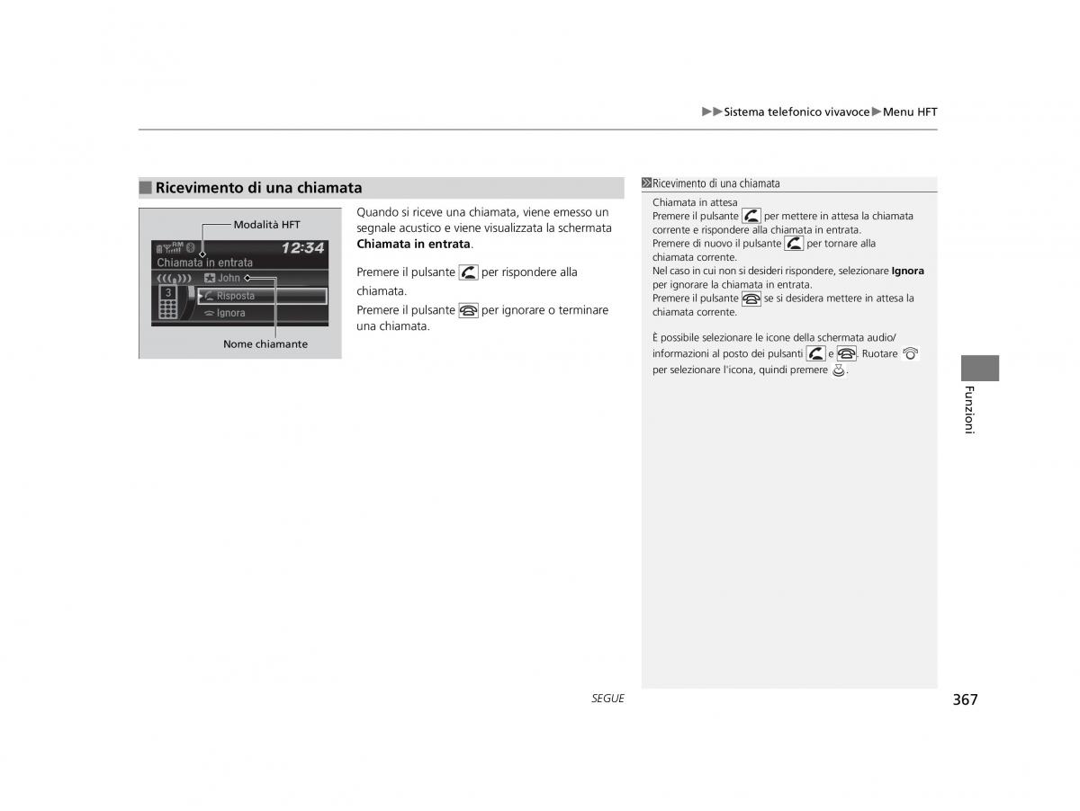 Honda HR V II 2 manuale del proprietario / page 368