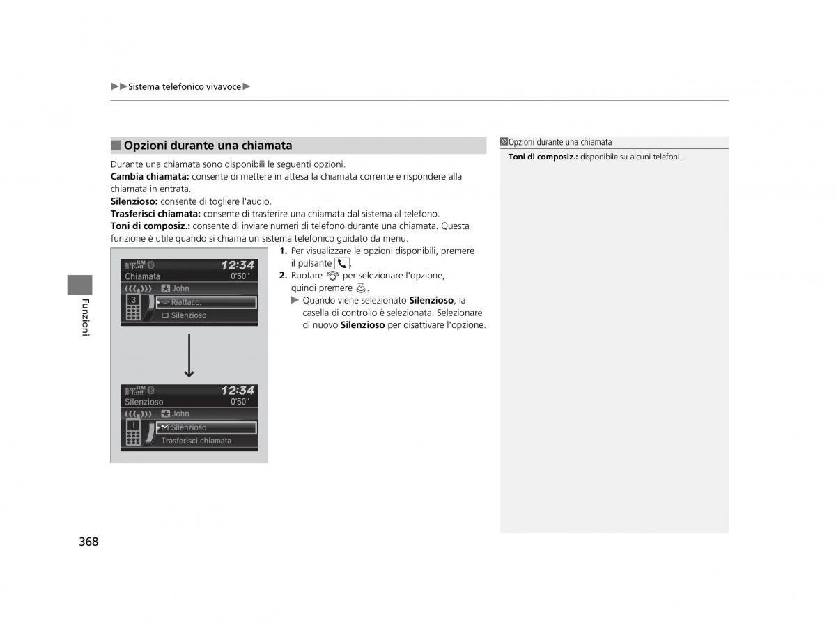 Honda HR V II 2 manuale del proprietario / page 369