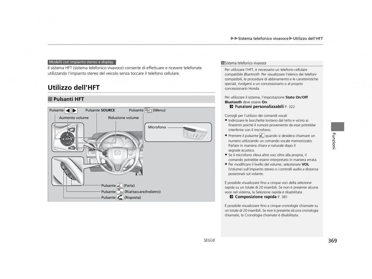 Honda HR V II 2 manuale del proprietario / page 370