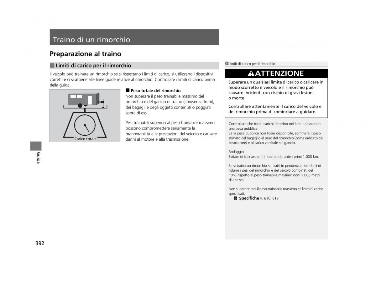 Honda HR V II 2 manuale del proprietario / page 393