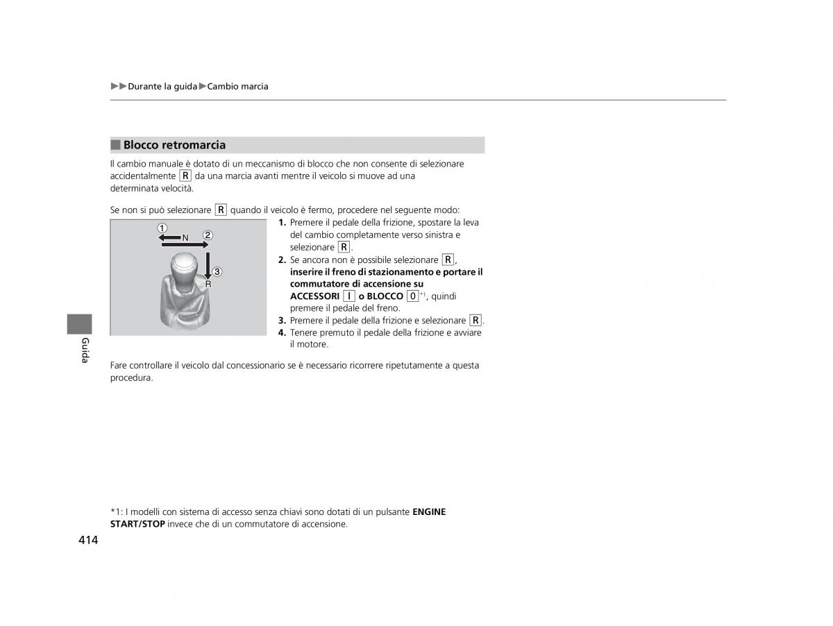 Honda HR V II 2 manuale del proprietario / page 415