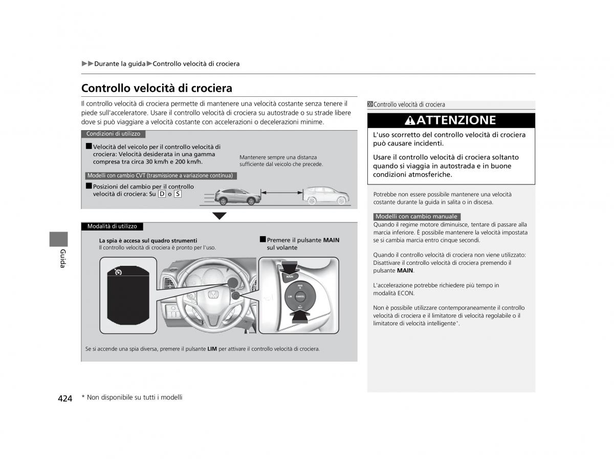 Honda HR V II 2 manuale del proprietario / page 425