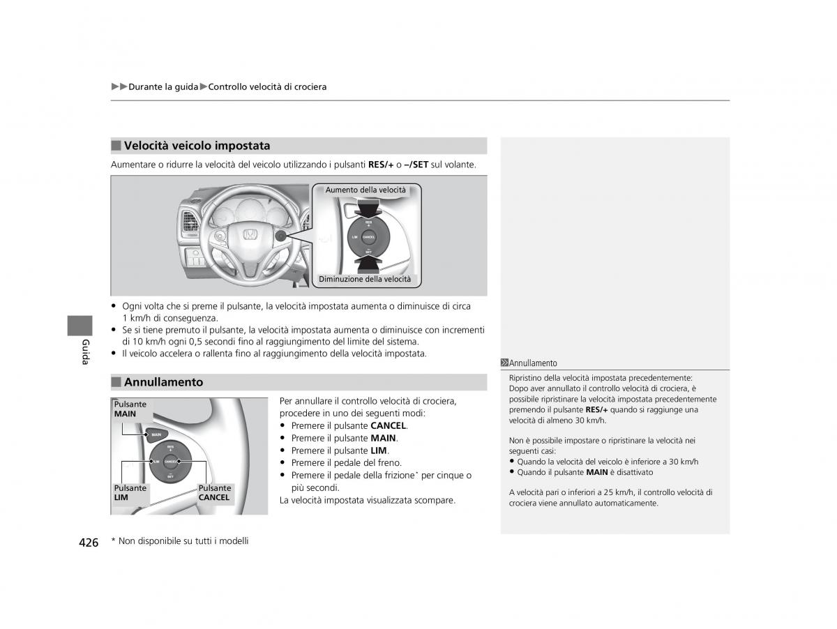 Honda HR V II 2 manuale del proprietario / page 427