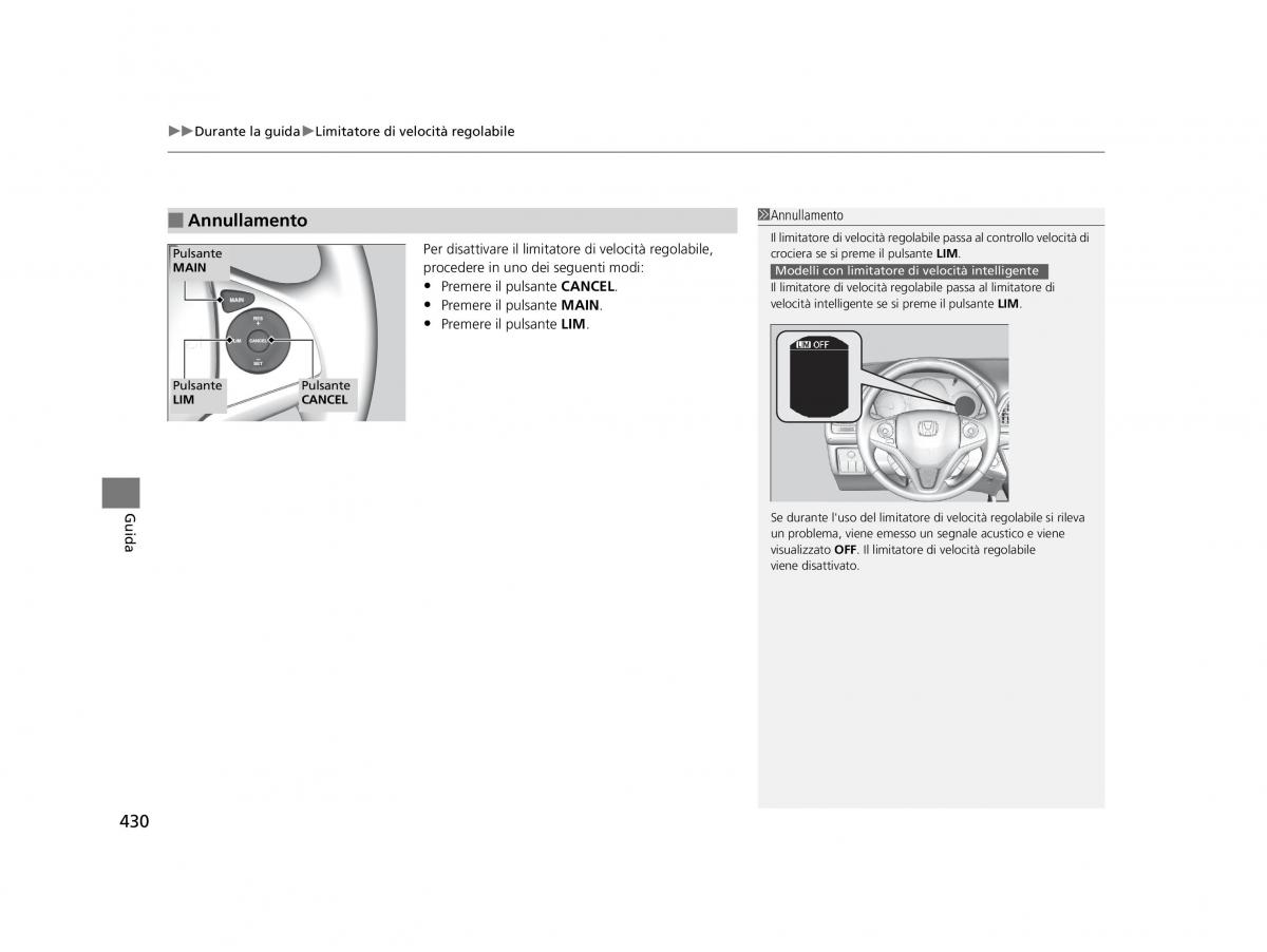 Honda HR V II 2 manuale del proprietario / page 431