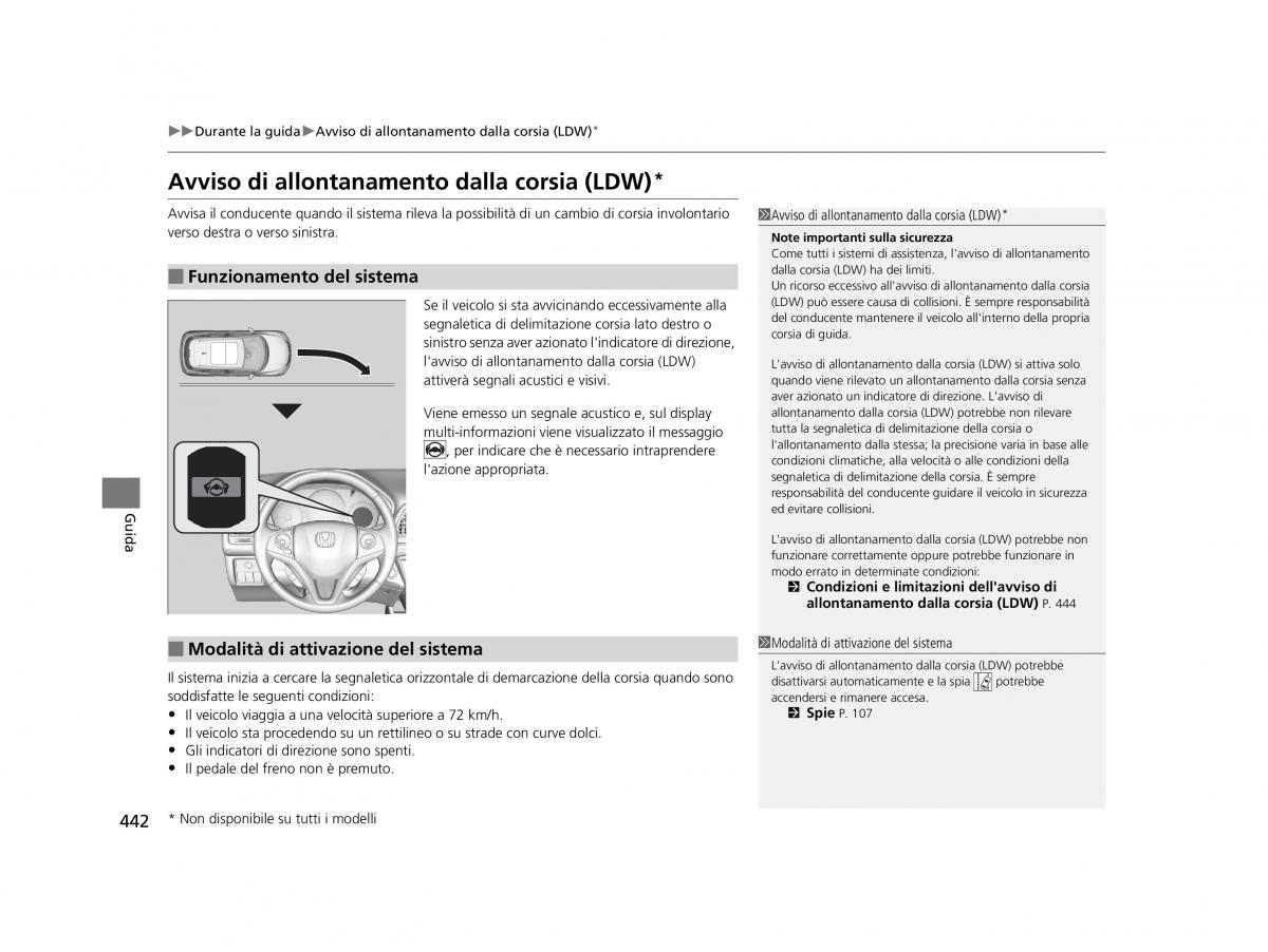 Honda HR V II 2 manuale del proprietario / page 443