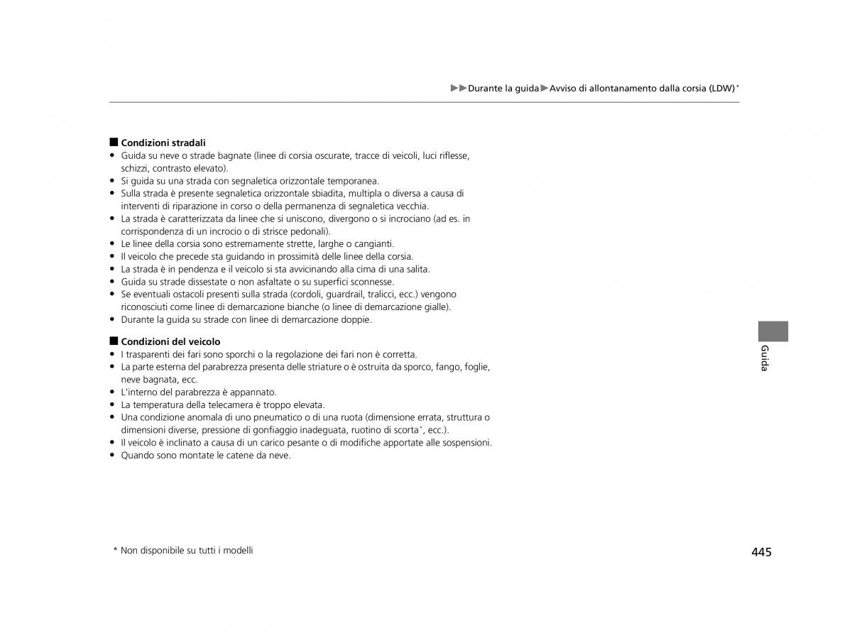 Honda HR V II 2 manuale del proprietario / page 446