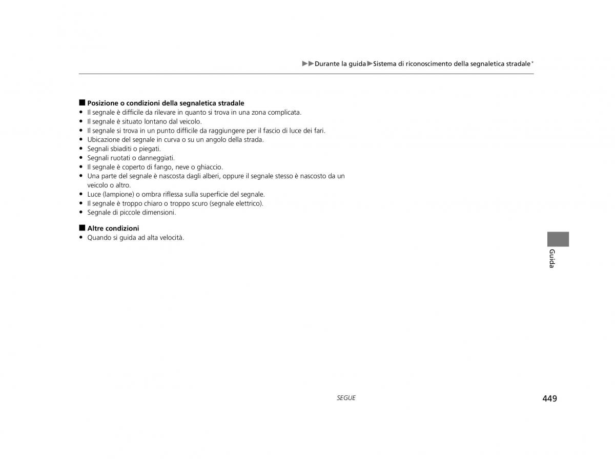 Honda HR V II 2 manuale del proprietario / page 450