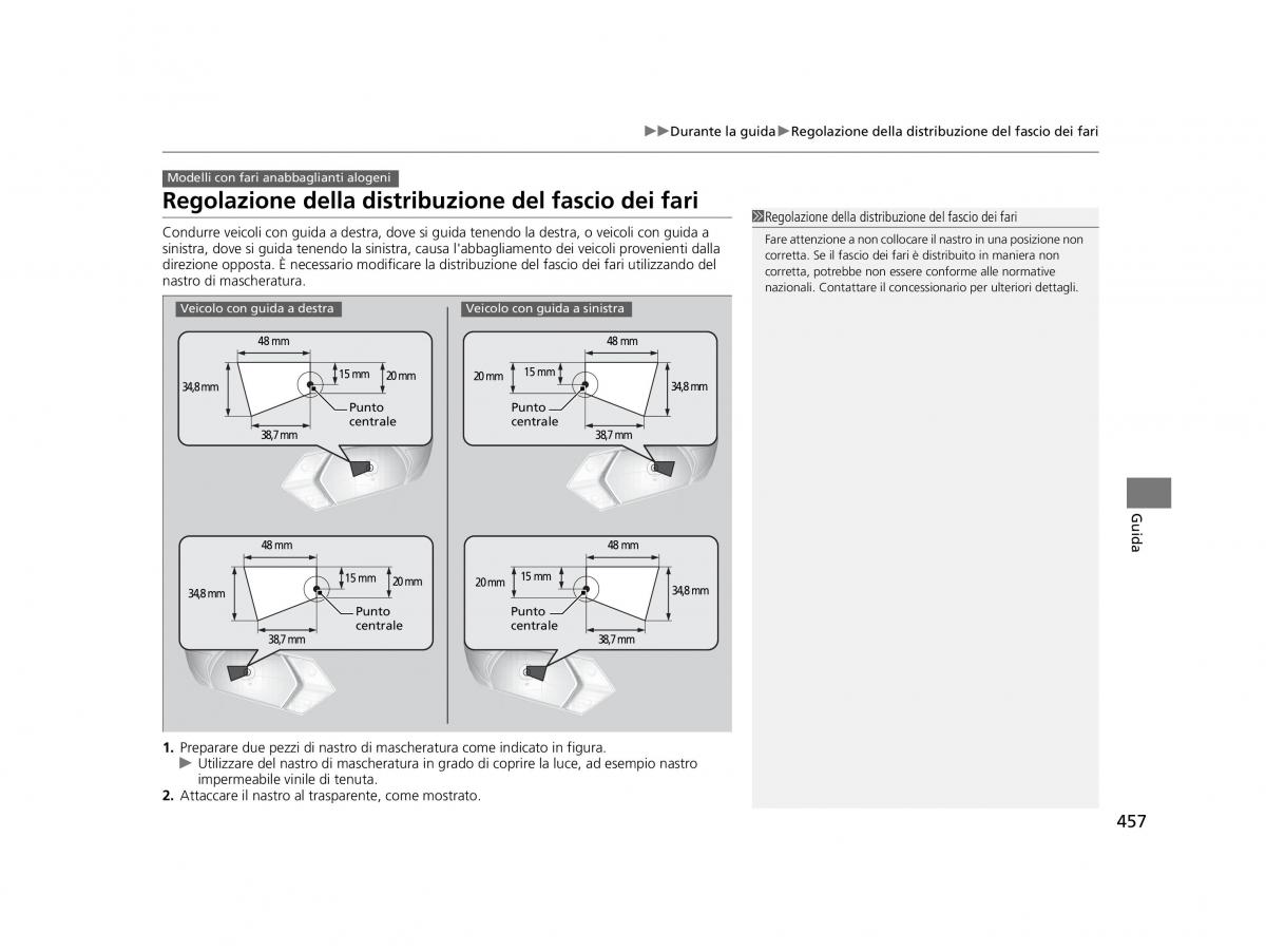 Honda HR V II 2 manuale del proprietario / page 458