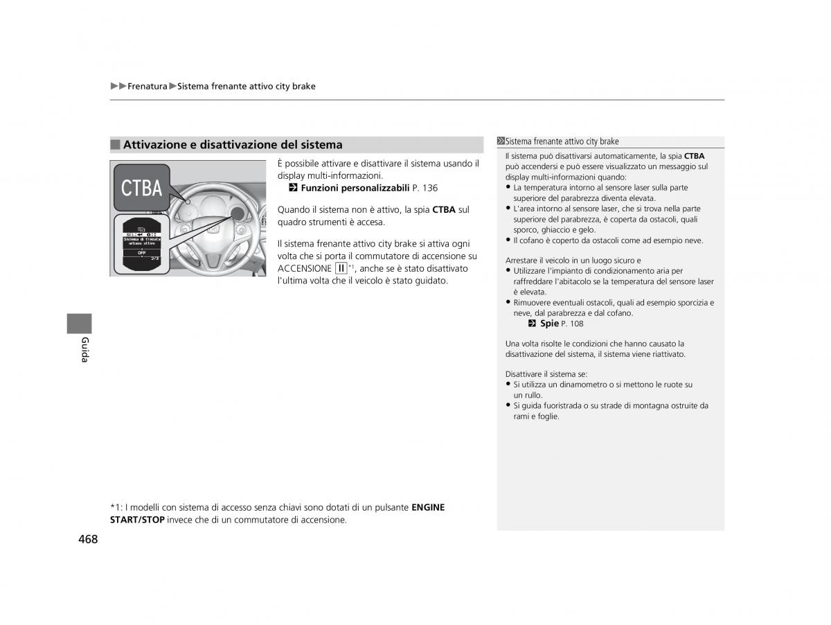 Honda HR V II 2 manuale del proprietario / page 469