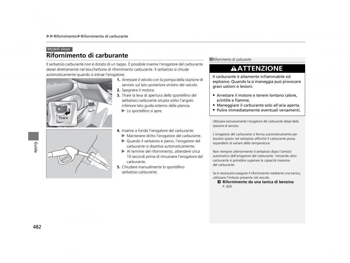 Honda HR V II 2 manuale del proprietario / page 483