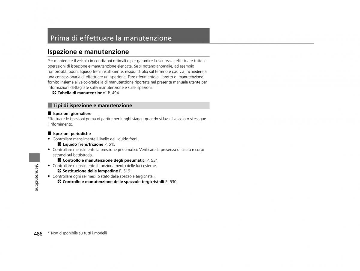 Honda HR V II 2 manuale del proprietario / page 487