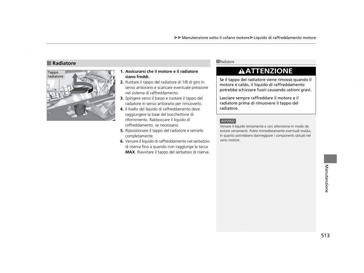 Honda HR V II 2 manuale del proprietario / page 514