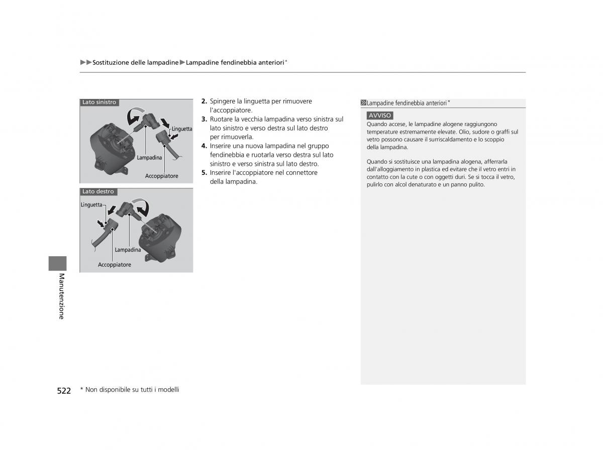 Honda HR V II 2 manuale del proprietario / page 523