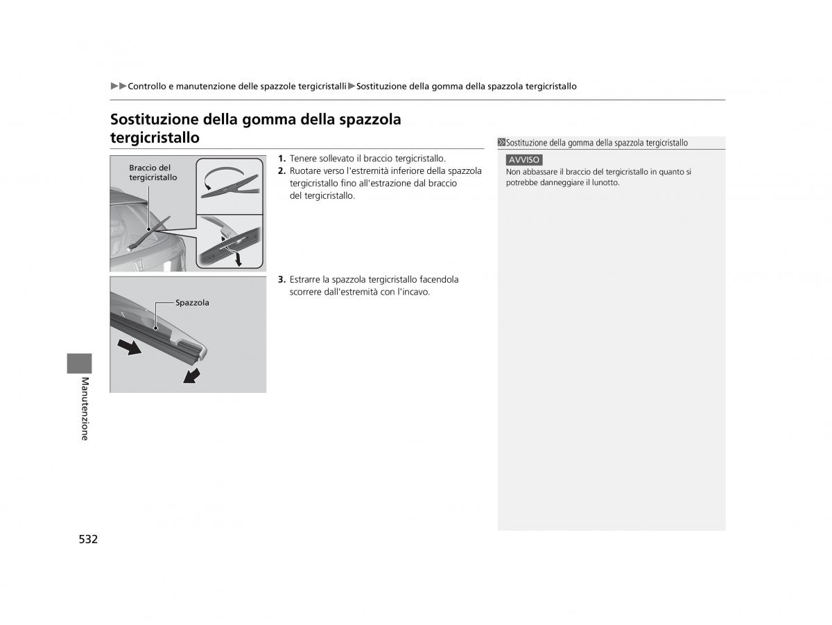 Honda HR V II 2 manuale del proprietario / page 533