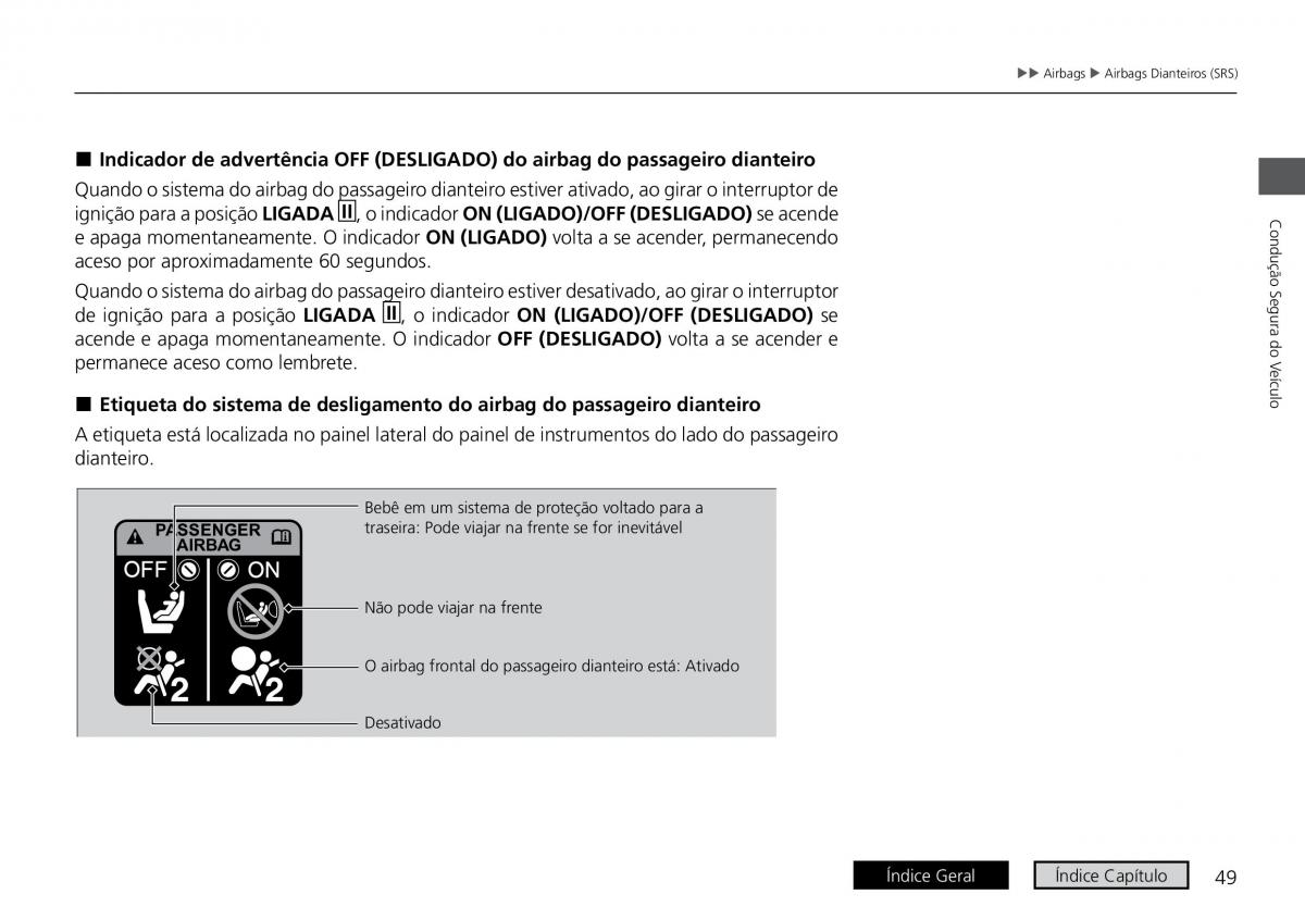 Honda HR V II 2 manual del propietario / page 57