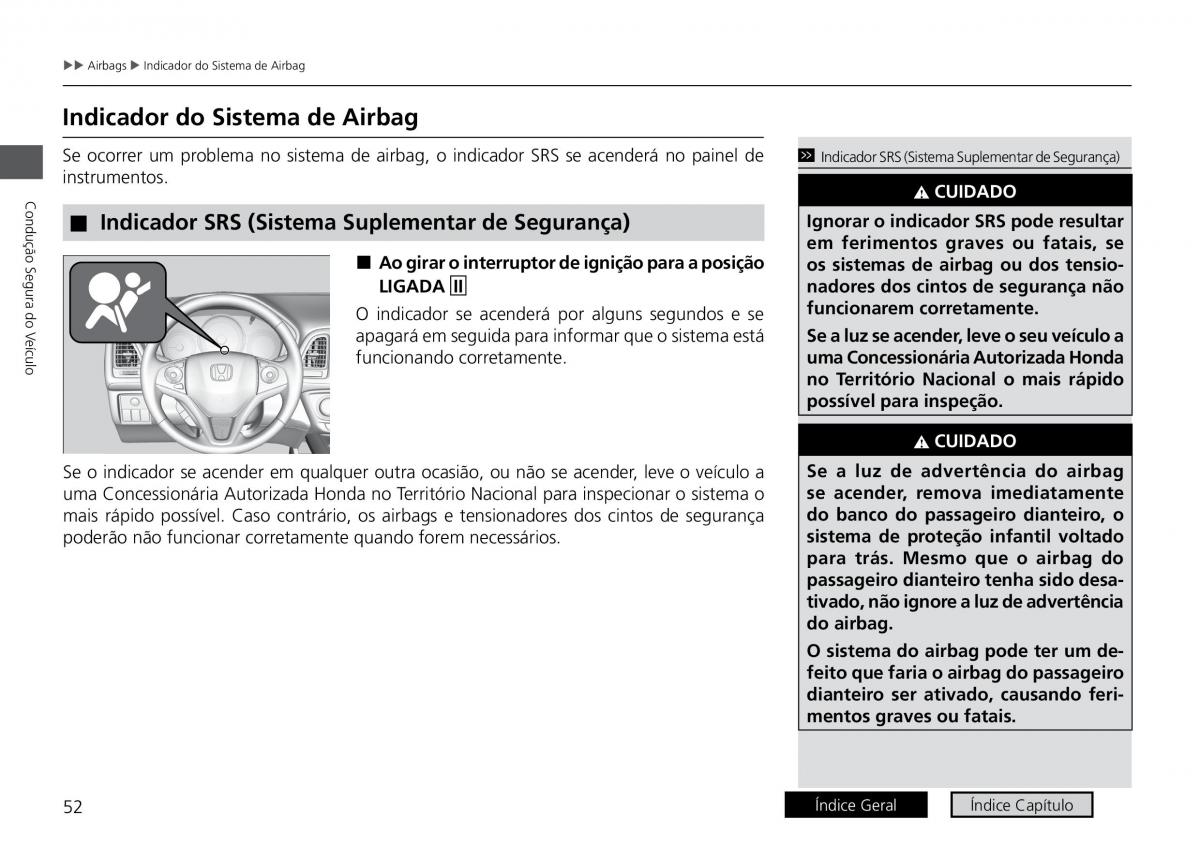 Honda HR V II 2 manual del propietario / page 60