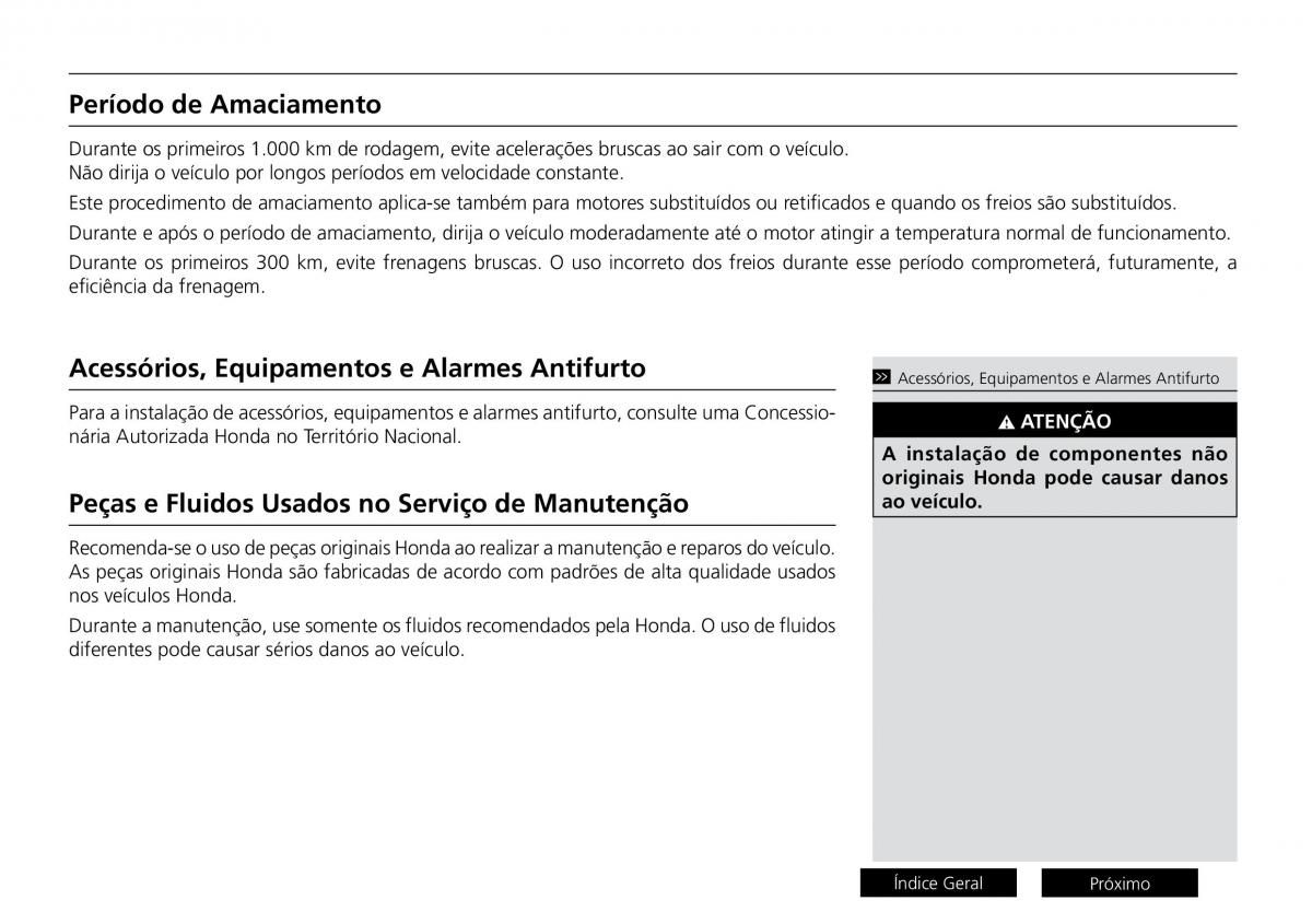 Honda HR V II 2 manual del propietario / page 8