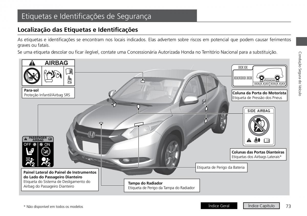 Honda HR V II 2 manual del propietario / page 81