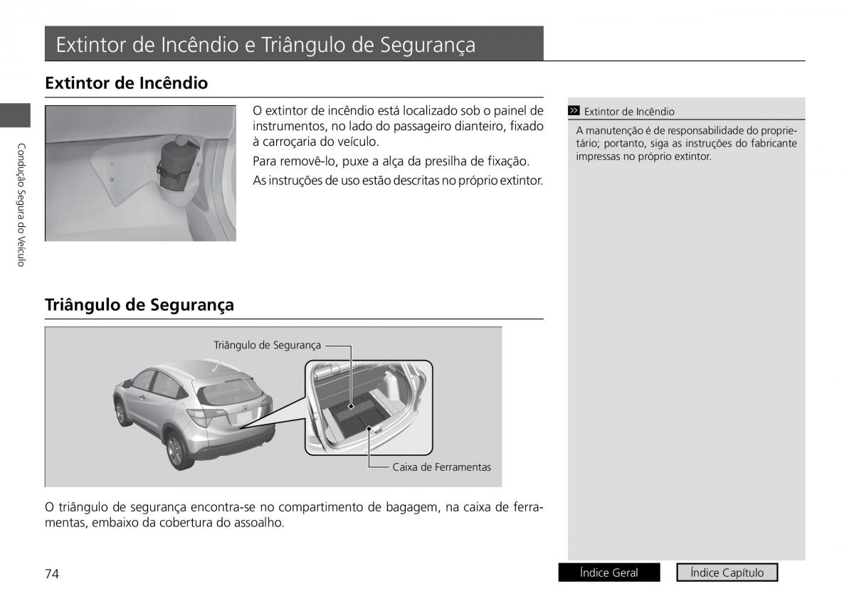 Honda HR V II 2 manual del propietario / page 82