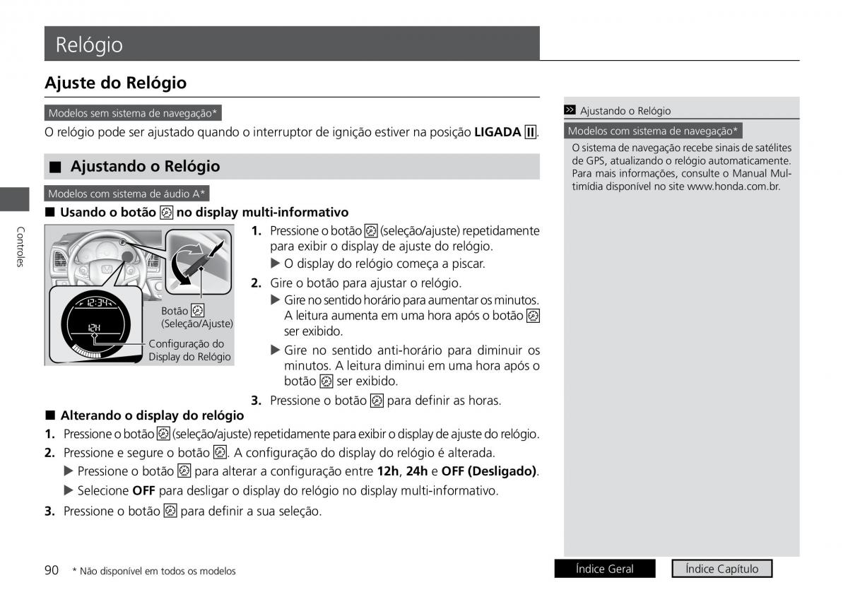 Honda HR V II 2 manual del propietario / page 98