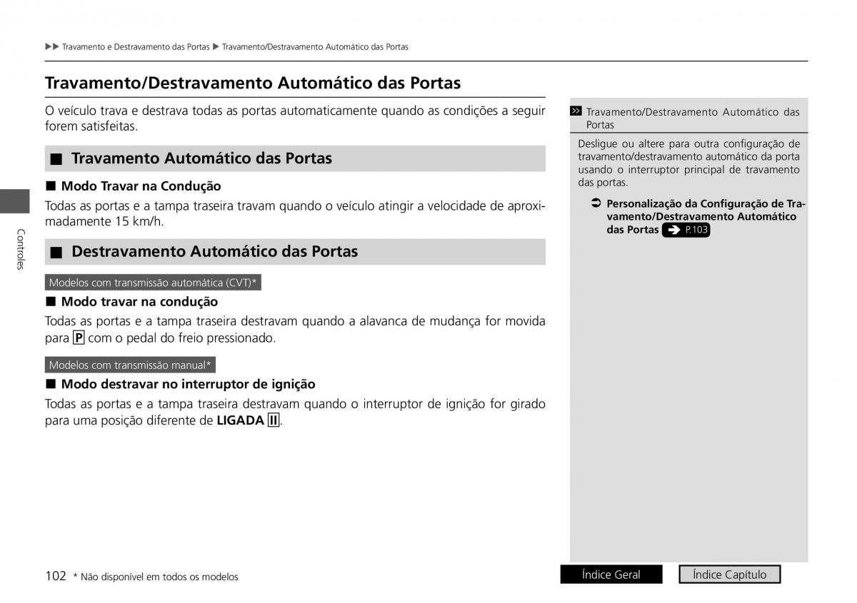 Honda HR V II 2 manual del propietario / page 110