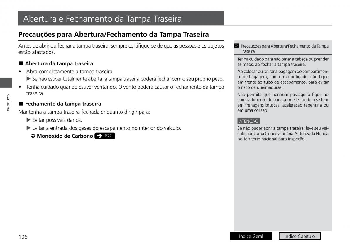 Honda HR V II 2 manual del propietario / page 114