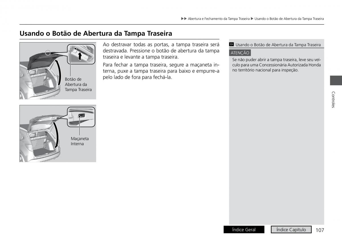 Honda HR V II 2 manual del propietario / page 115