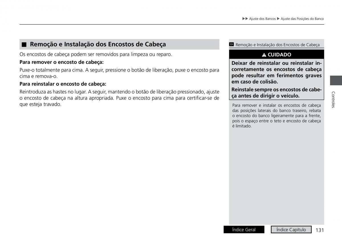 Honda HR V II 2 manual del propietario / page 139