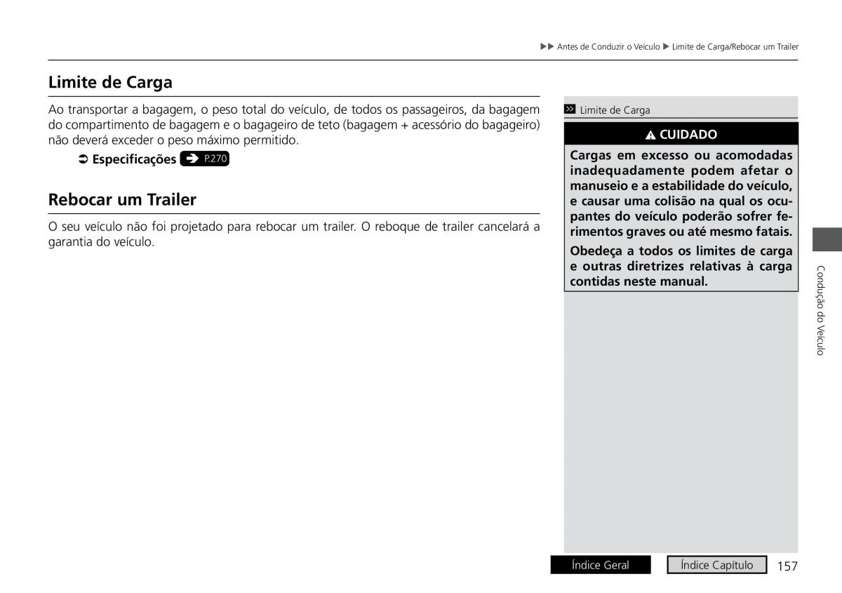 Honda HR V II 2 manual del propietario / page 165