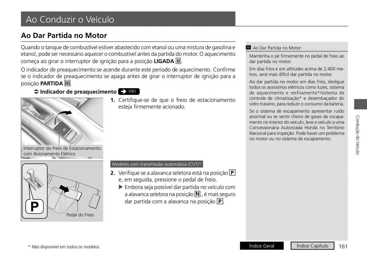 Honda HR V II 2 manual del propietario / page 169