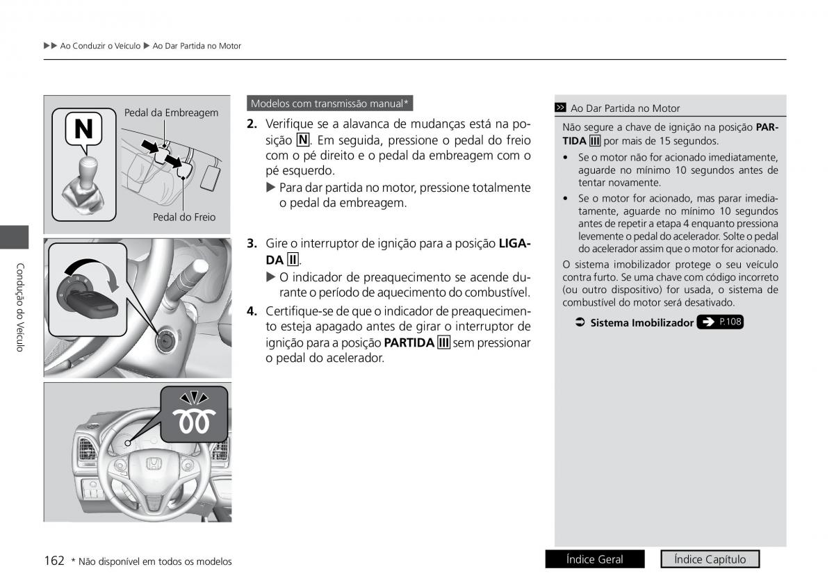 Honda HR V II 2 manual del propietario / page 170