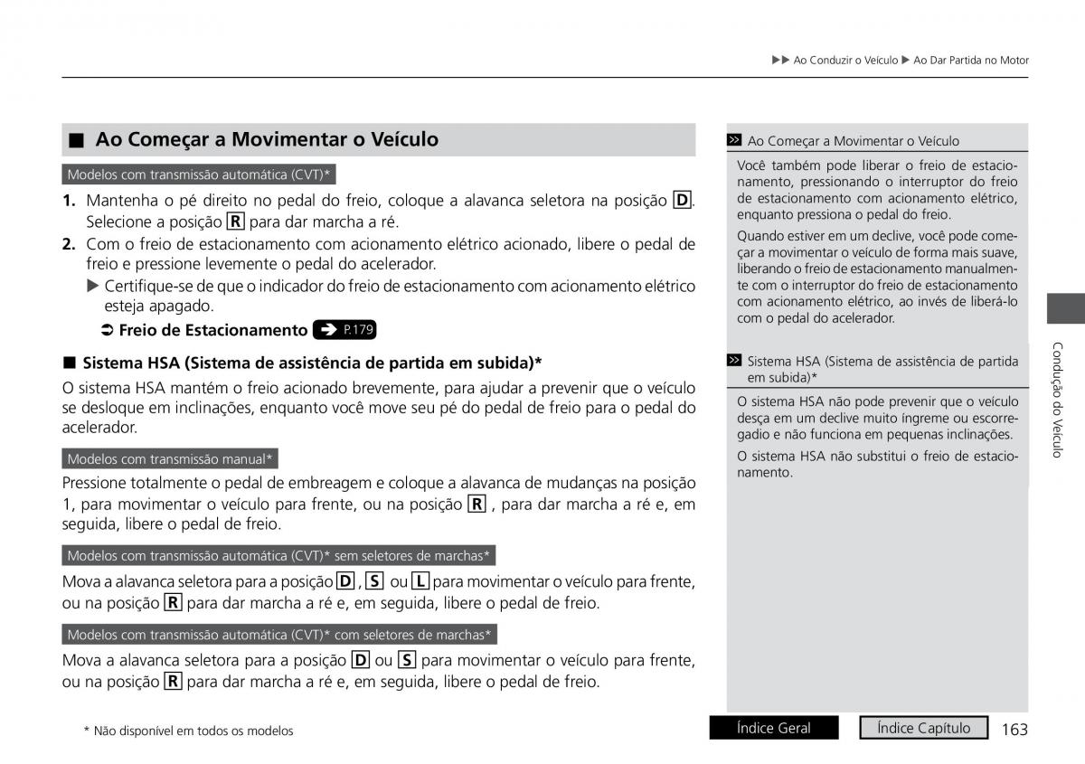 Honda HR V II 2 manual del propietario / page 171