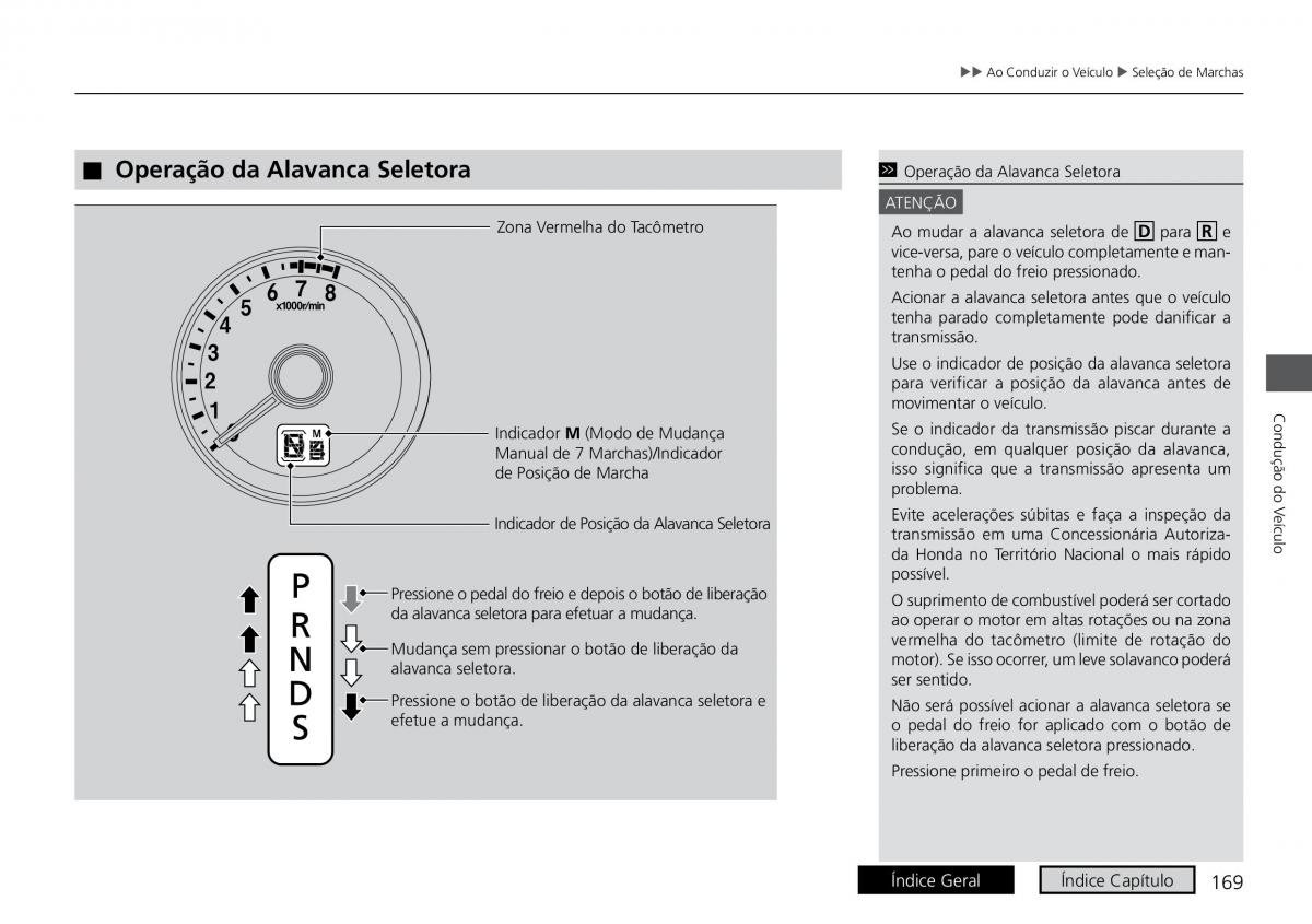 Honda HR V II 2 manual del propietario / page 177