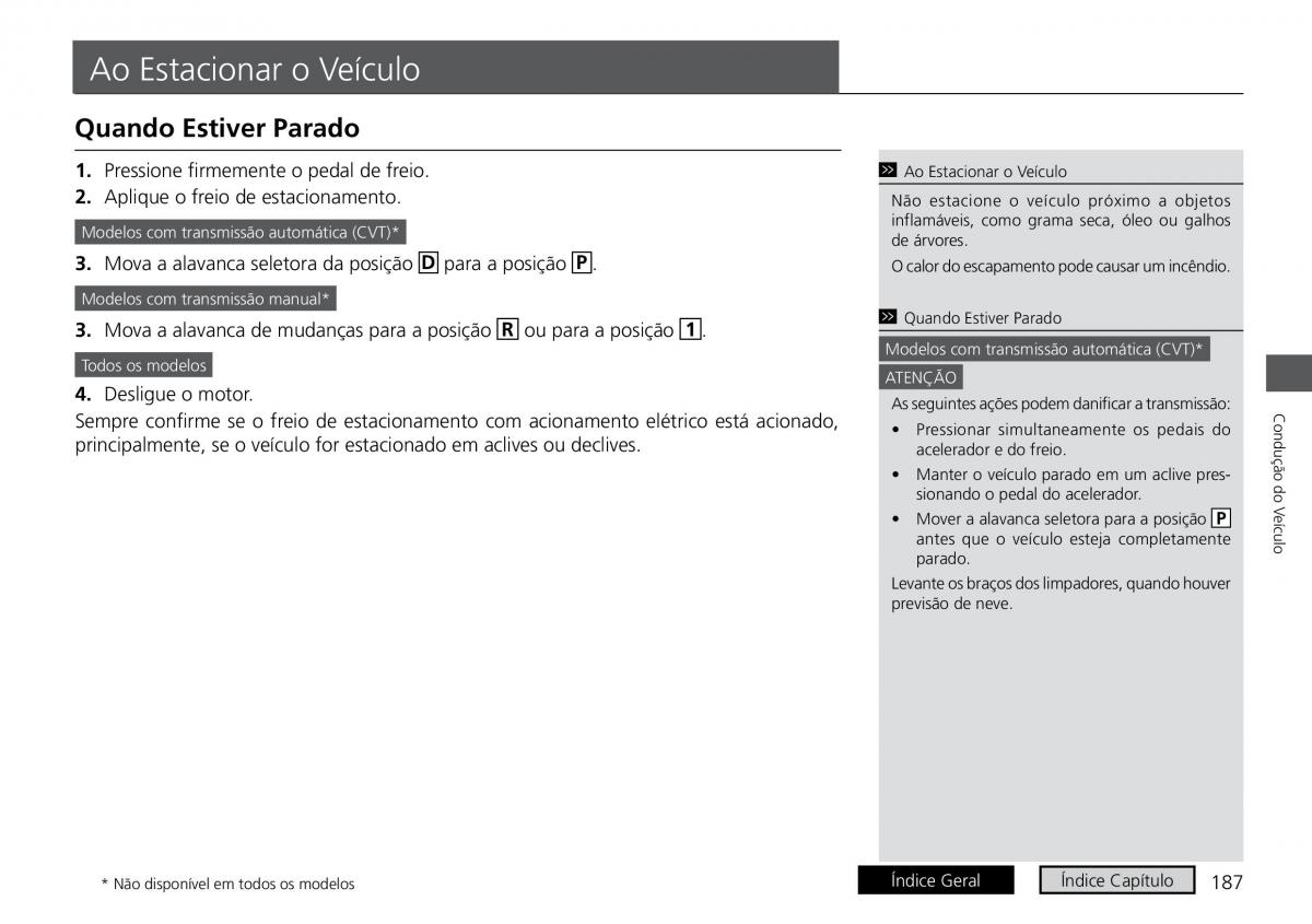 Honda HR V II 2 manual del propietario / page 195