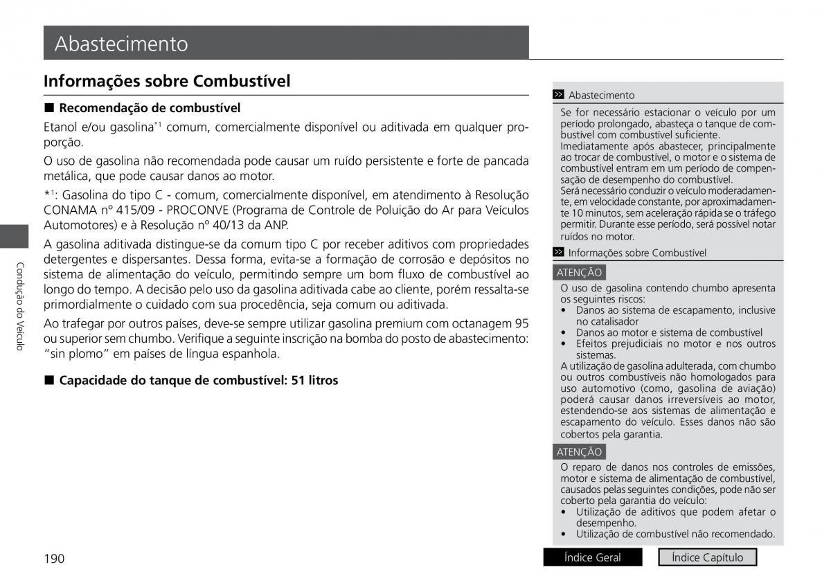 Honda HR V II 2 manual del propietario / page 198