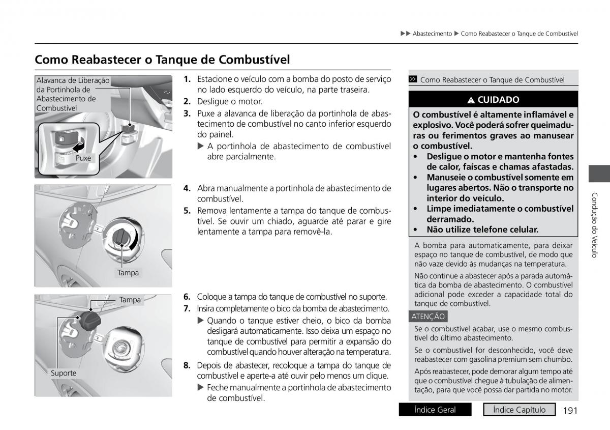 Honda HR V II 2 manual del propietario / page 199