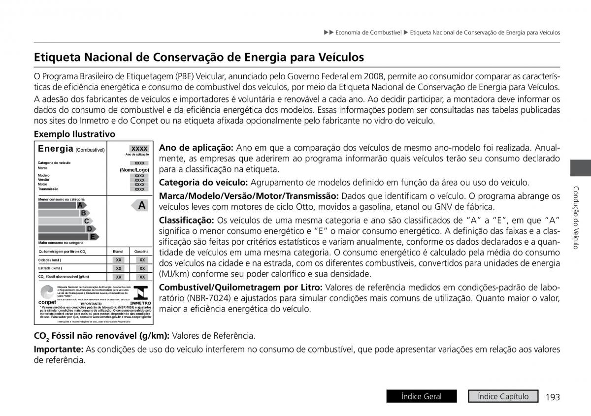 Honda HR V II 2 manual del propietario / page 201