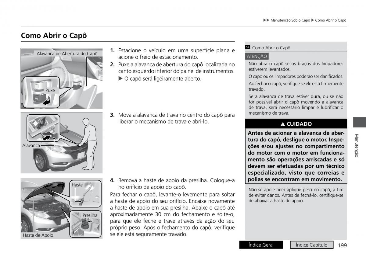 Honda HR V II 2 manual del propietario / page 207