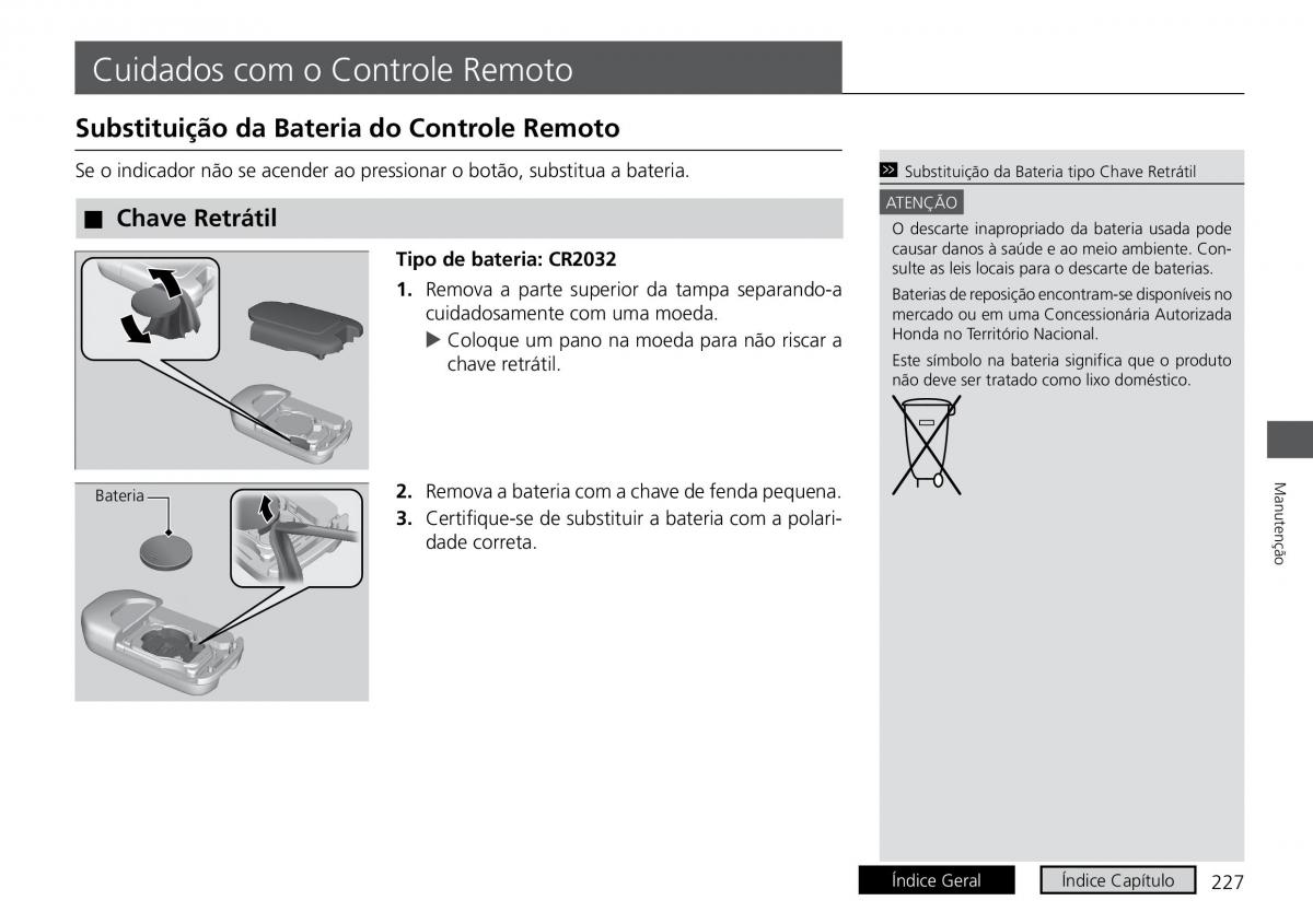 Honda HR V II 2 manual del propietario / page 235