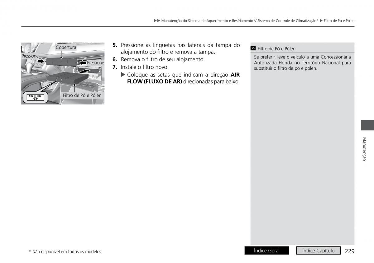 Honda HR V II 2 manual del propietario / page 237