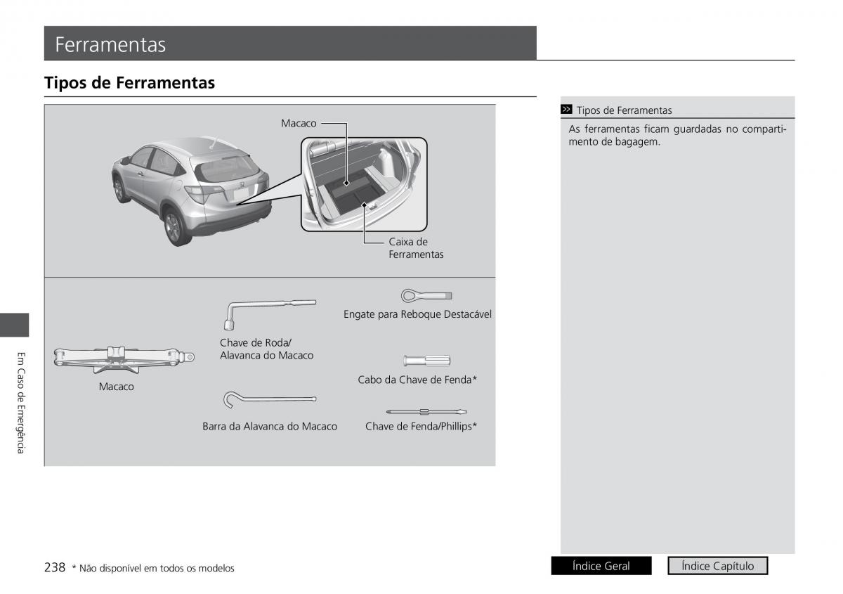 Honda HR V II 2 manual del propietario / page 246